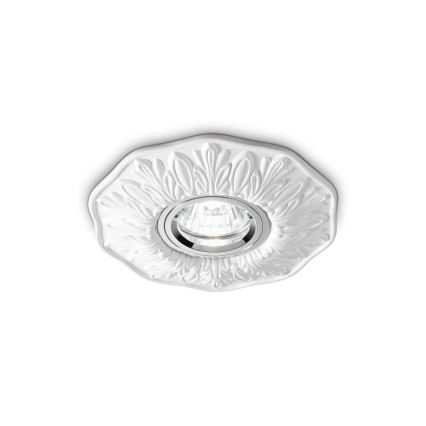 Ideal Lux - Iebūvējamais griestu gaismeklis POLKA 1xGU10/50W/230V balts