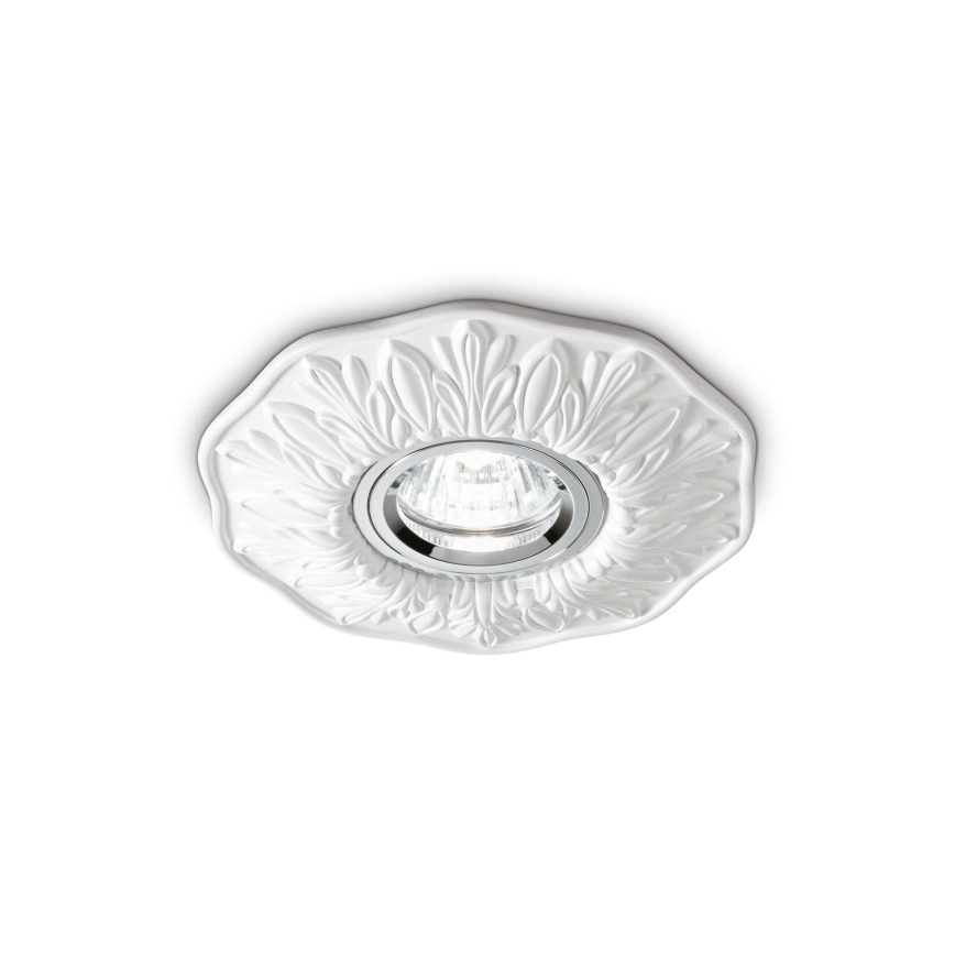 Ideal Lux - Iebūvējamais griestu gaismeklis POLKA 1xGU10/50W/230V balts