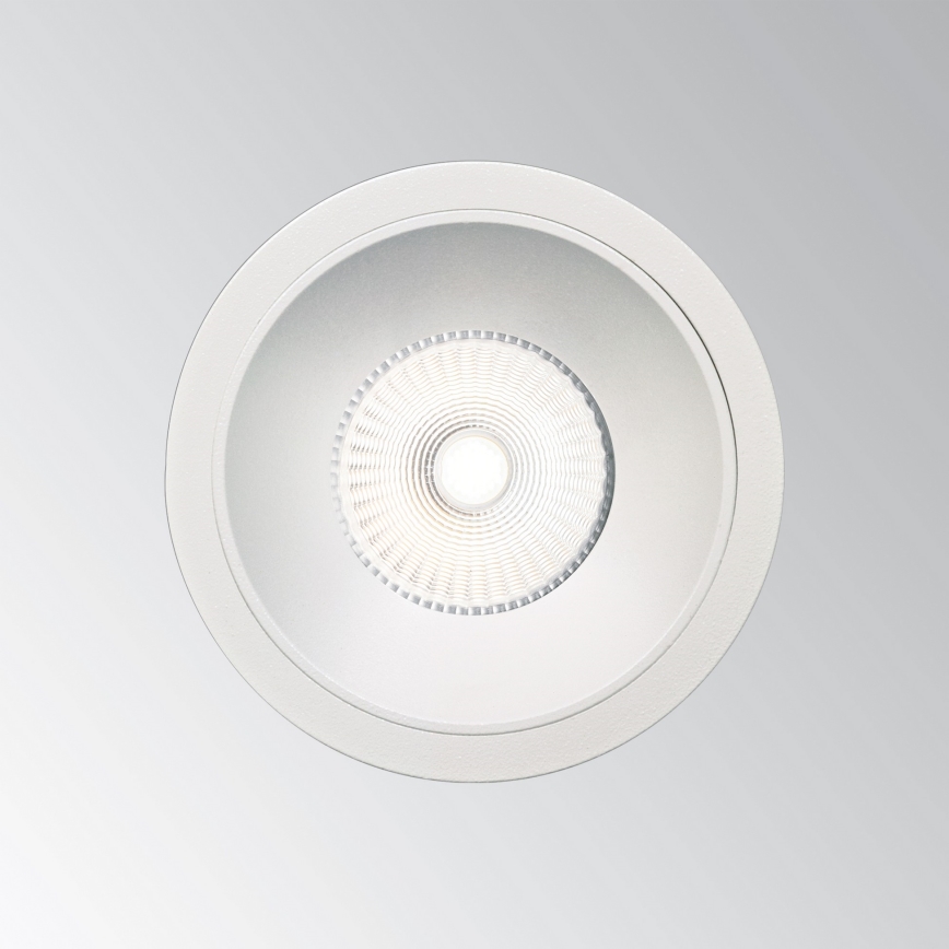 Ideal Lux - Iebūvējamais LED gaismeklis GAME TRIM LED, 11 W, 230 V, 2700 K, CRI 90, Ø 8,5 cm, IP40, balts