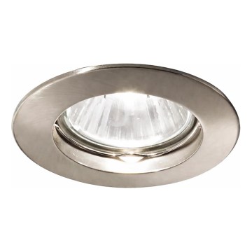 Ideal Lux - Iebūvējams griestu gaismeklis 1xGU10/50W/230V pr. 7,7 cm matēts hroms