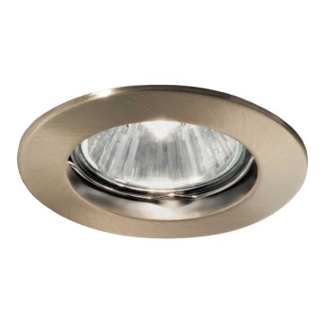 Ideal Lux - Iegremdējama lampa JAZZ 1xGU10/50W/230V bronza
