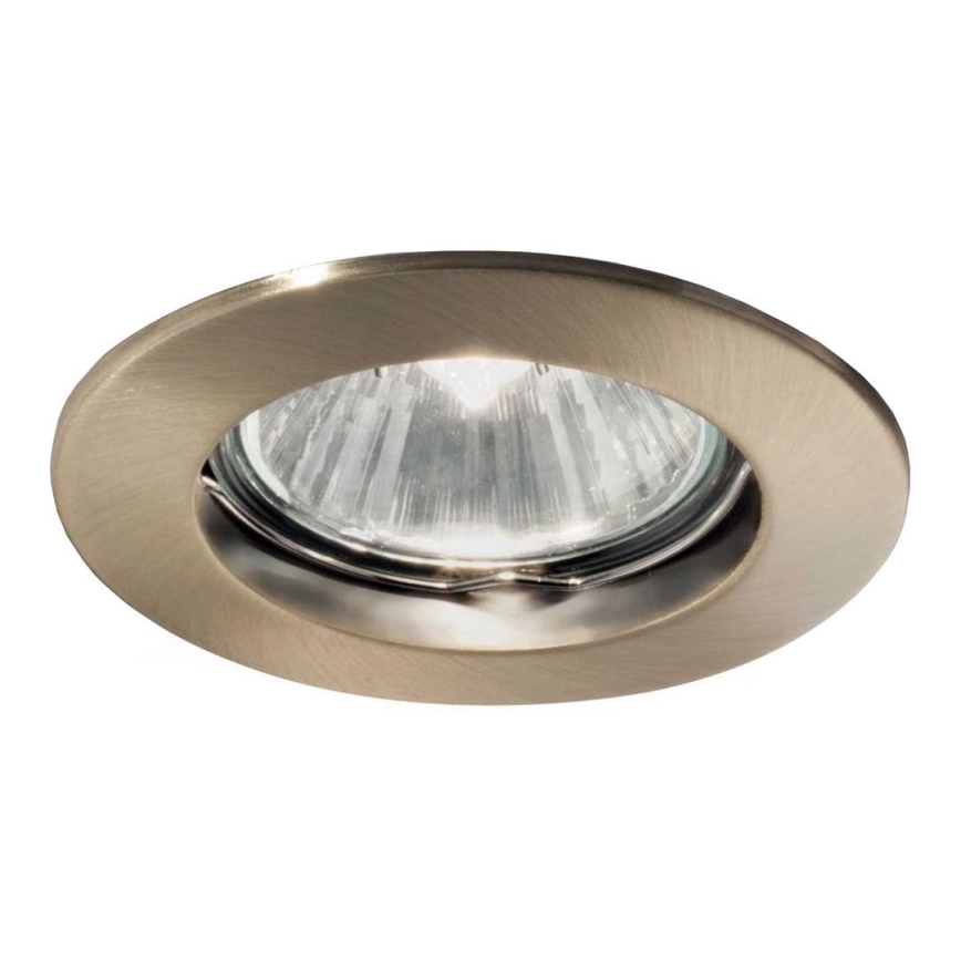 Ideal Lux - Iegremdējama lampa JAZZ 1xGU10/50W/230V bronza