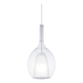 Ideal Lux - KALIQUE, karājoša lampa uz vada, 1xE27/42W/230V, Ø 18 cm, caurspīdīga