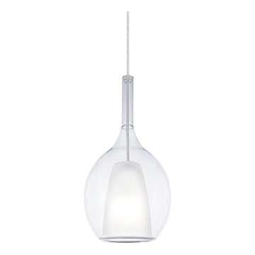 Ideal Lux - KALIQUE, karājoša lampa uz vada, 1xE27/42W/230V, Ø 18 cm, caurspīdīga