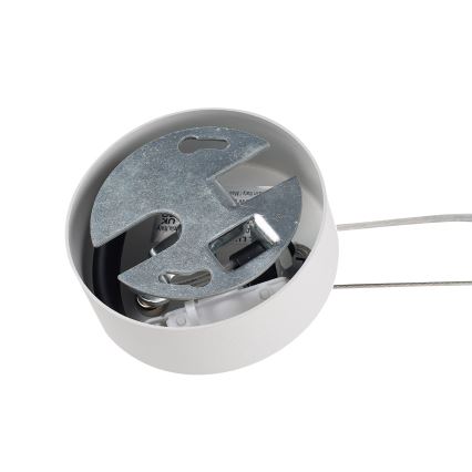 Ideal Lux - Karājamā lampa ar vadu MAPA 1xE27/42W/230V Ø 20 cm balta