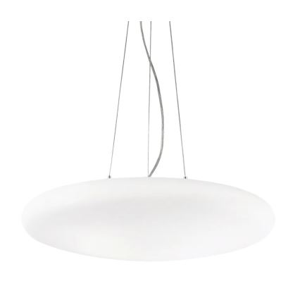 Ideal Lux - Karājamā lustra uz troses SMARTIES 5xE27/42W/230V Ø 60 cm balta