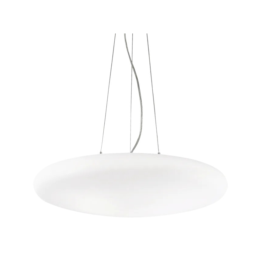 Ideal Lux - Karājamā lustra uz troses SMARTIES 5xE27/42W/230V Ø 60 cm balta