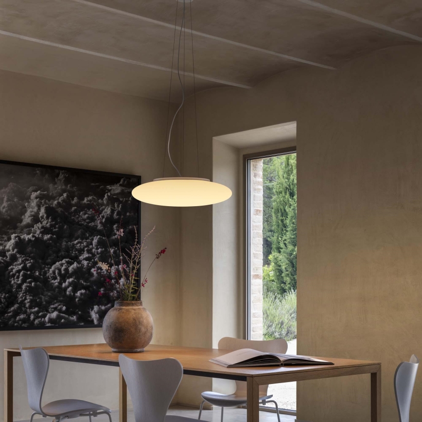 Ideal Lux - Karājamā lustra uz troses SMARTIES 5xE27/42W/230V Ø 60 cm balta