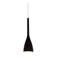 Ideal Lux - Karājoša lampa FLUT 1xE14/40W/230V, diam. 10,5 cm, melna