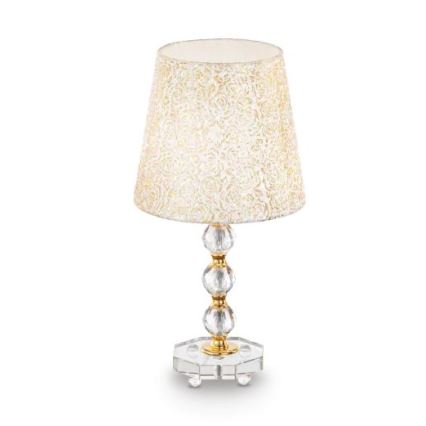 Ideal Lux - Kristāla galda lampa QUEEN 1xE27/60W/230V zelta