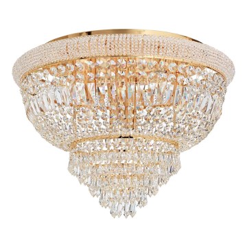Ideal Lux - Kristāla griestu lampa DUBAI 24xE14/28W/230V d. 78 cm zelta