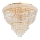 Ideal Lux - Kristāla griestu lampa DUBAI 6xE14/28W/230V d. 52 cm zelta