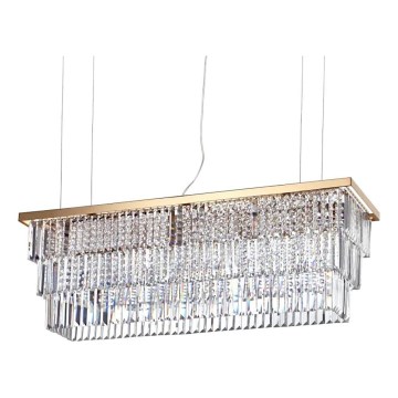 Ideal Lux - Kristāla lustra ar auklu MARTINEZ 8xE14/40W/230V