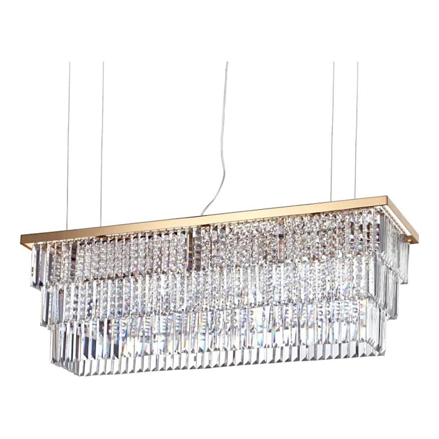 Ideal Lux - Kristāla lustra ar auklu MARTINEZ 8xE14/40W/230V