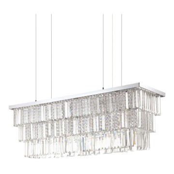 Ideal Lux - Kristāla lustra ar auklu MARTINEZ 8xE14/40W/230V spīdīgi hromēts