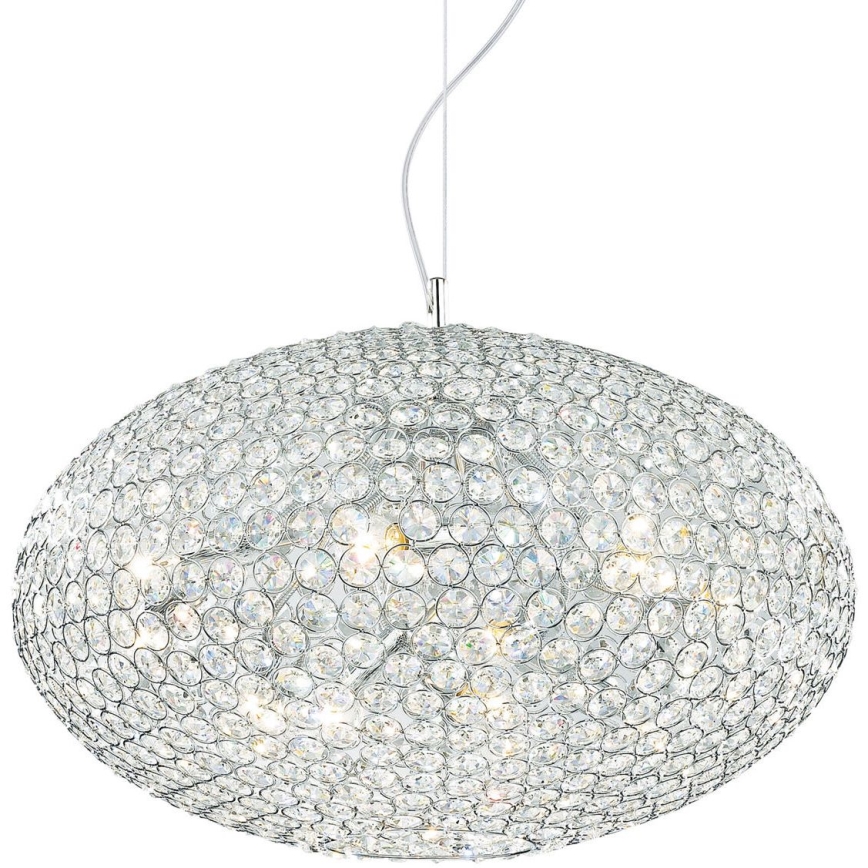 Ideal Lux - Kristāla lustra ar auklu ORION 12xE14/40W/230V d. 60 cm sudraba
