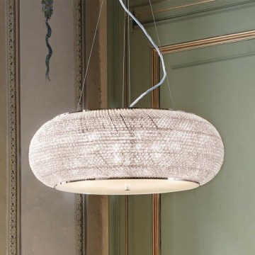 Ideal Lux - Kristāla lustra ar auklu PASHA 14xE14/40W/230V d. 65 cm spīdīgi hromēts