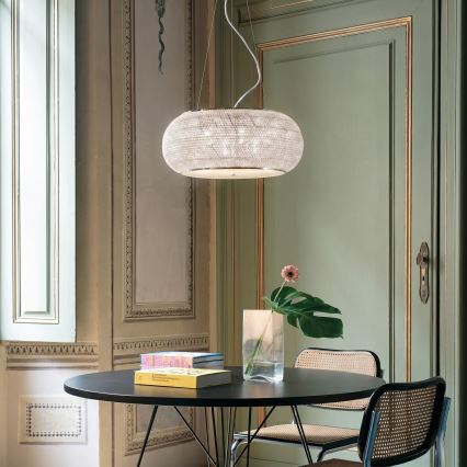 Ideal Lux - Kristāla lustra ar auklu PASHA 6xE14/40W/230V d. 40 cm zelta