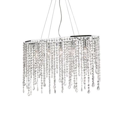 Ideal Lux - Kristāla lustra ar auklu RAIN 5xE14/40W/230V caurspīdīga