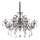 Ideal Lux - Kristāla lustra ar ķēdi COLOSSAL 8xE14/40W/230V d. 78 cm pelēka/spīdīgi hromēts