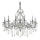 Ideal Lux - Kristāla lustra ar ķēdi GIOCONDA 12xE14/40W/230V d. 90 cm sudraba