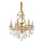 Ideal Lux - Kristāla lustra ar ķēdi GIOCONDA 6xE14/40W/230V d. 62 cm zelta