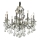 Ideal Lux - Kristāla lustra ar ķēdi GIOCONDA 8xE14/40W/230V d. 73 cm sudraba