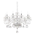 Ideal Lux - Kristāla lustra ar ķēdi NEGRESCO 10xE14/28W/230V d. 85 cm caurspīdīga