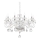 Ideal Lux - Kristāla lustra ar ķēdi NEGRESCO 10xE14/28W/230V d. 85 cm caurspīdīga
