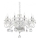 Ideal Lux - Kristāla lustra ar ķēdi NEGRESCO 8xE14/28W/230V d. 73,5 cm caurspīdīga