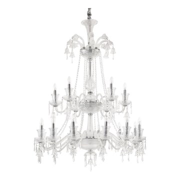 Ideal Lux - Kristāla lustra ar ķēdi REDENTORE 18xE14/40W/230V d. 102 cm caurspīdīga