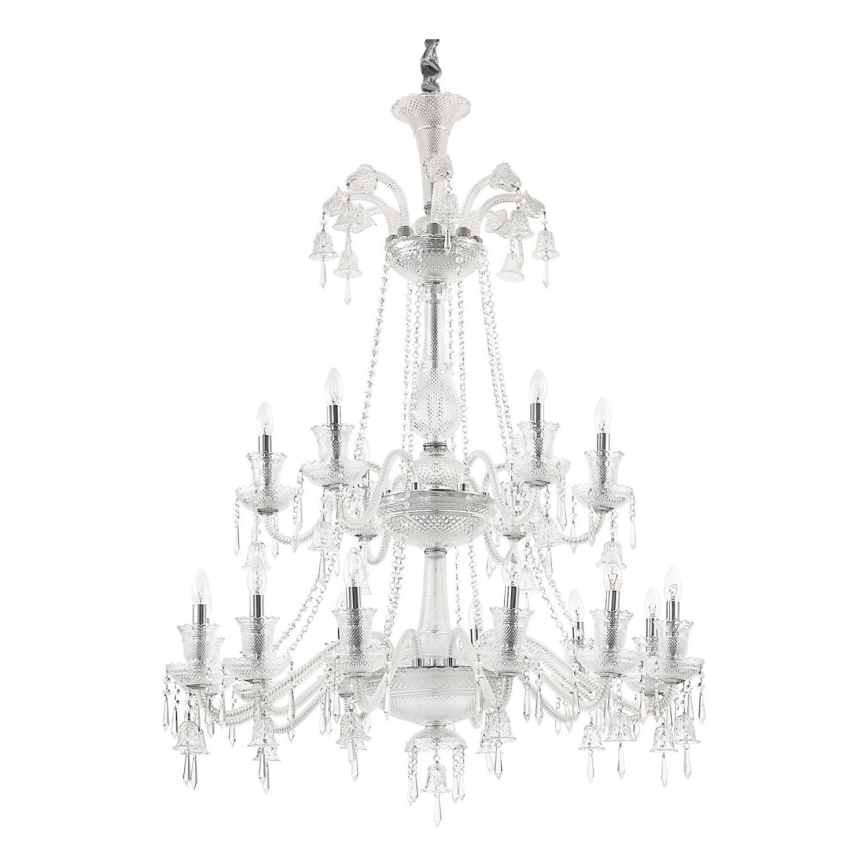 Ideal Lux - Kristāla lustra ar ķēdi REDENTORE 18xE14/40W/230V d. 102 cm caurspīdīga