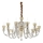 Ideal Lux - Kristāla lustra ar ķēdi STRAUSS 12xE14/40W/230V d. 84,5 cm misiņš