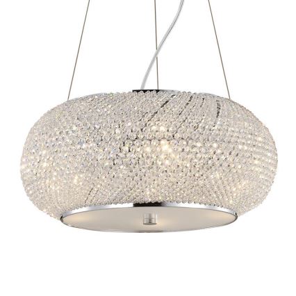 Ideal Lux - Kristāla lustra PASHA 10xE14/40W/230V d. 55 cm spīdīgi hromēts