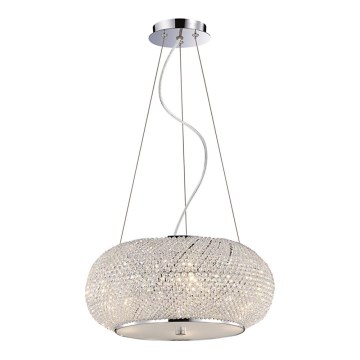 Ideal Lux - Kristāla lustra PASHA 10xE14/40W/230V d. 55 cm spīdīgi hromēts