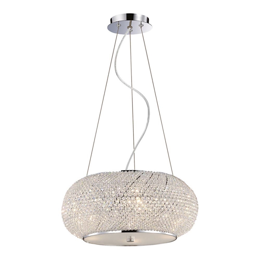 Ideal Lux - Kristāla lustra PASHA 10xE14/40W/230V d. 55 cm spīdīgi hromēts