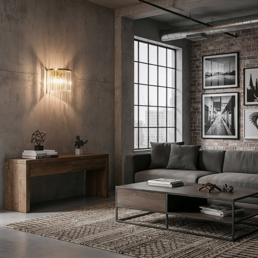 Ideal Lux - Kristāla sienas lampa CARLTON 3xE14/40W/230V zelta