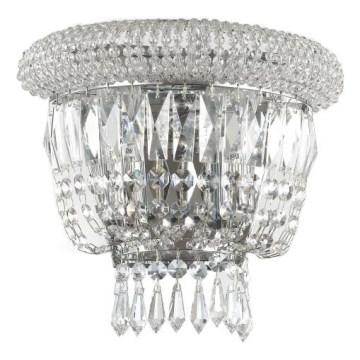 Ideal Lux - Kristāla sienas lampa DUBAI 2xE14/28W/230V spīdīgi hromēts