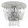 Ideal Lux - Kristāla sienas lampa DUBAI 2xE14/28W/230V spīdīgi hromēts