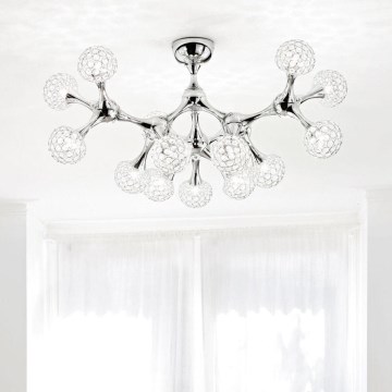 Ideal Lux - Kristāla virsapmetuma lustra NODI 15xG9/40W/230V spīdīgi hromēts