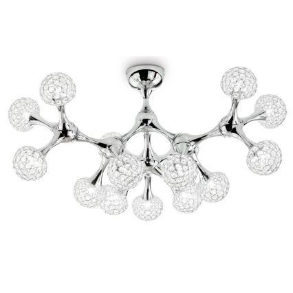 Ideal Lux - Kristāla virsapmetuma lustra NODI 15xG9/40W/230V spīdīgi hromēts