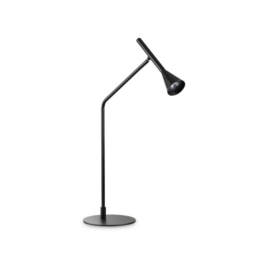 Ideal Lux - LED Aptumšojama skārienvadāma galda lampa DIESIS LED/6,5W/230V CRI 90 melna