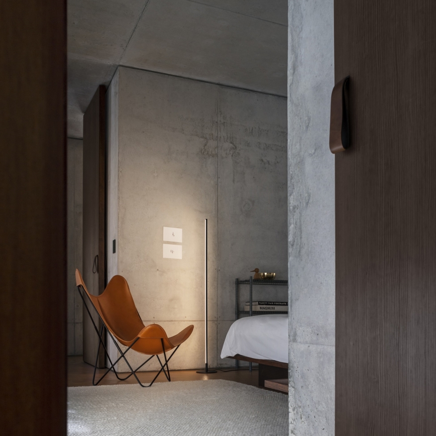 Ideal Lux - LED aptumšojama grīdas lampa YOKO LED/16W/230V CRI 90 melna