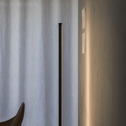 Ideal Lux - LED aptumšojama grīdas lampa YOKO LED/16W/230V CRI 90 melna