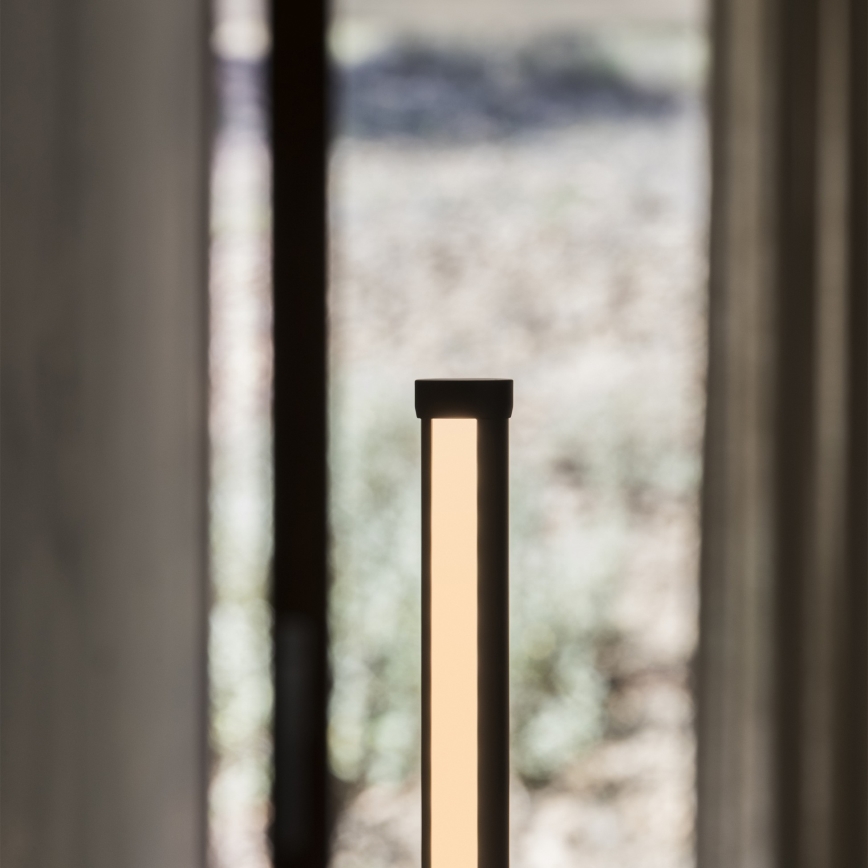 Ideal Lux - LED aptumšojama grīdas lampa YOKO LED/16W/230V CRI 90 melna