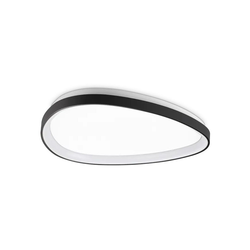 Ideal Lux - LED Aptumšojama griestu lampa GEMINI LED/28W/230V d. 61 cm CRI 90 melna
