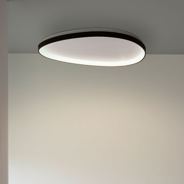 Ideal Lux - LED Aptumšojama griestu lampa GEMINI LED/42W/230V d. 81 cm CRI 90 melna