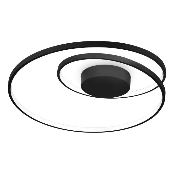 Ideal Lux - LED Aptumšojama griestu lampa OZ LED/48W/230V d. 60 cm CRI 90 melna