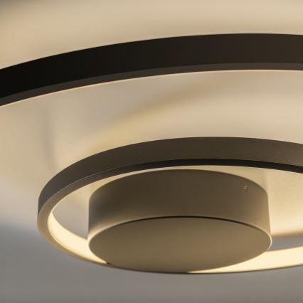 Ideal Lux - LED Aptumšojama griestu lampa OZ LED/48W/230V d. 60 cm CRI 90 melna