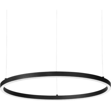 Ideal Lux - LED Aptumšojama lustra ar auklu ORACLE SLIM LED/40W/230V 4000K d. 70 cm CRI 90 melna